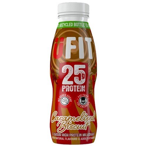 UFIT High Protein Shake Caramelised Biscuit 10x330ml