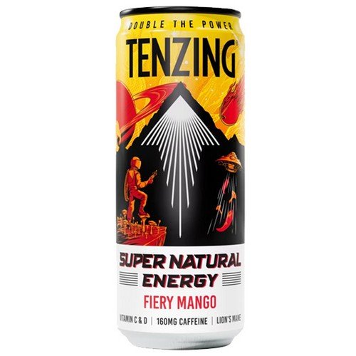 TENZING Supernatural Energy Fiery Mango 12x330ml