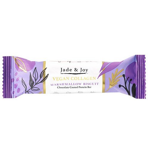 Jade & Joy Vegan Collagen Protein Bar Marshmallow Biscuit 12x50g