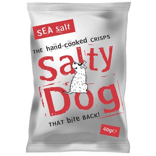 Salty Dog Crisps Sea Salt 24x40g