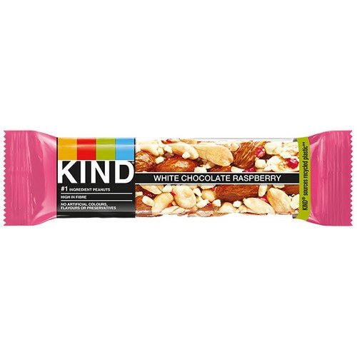 Kind Bar White Chocolate Raspberry 12x40g