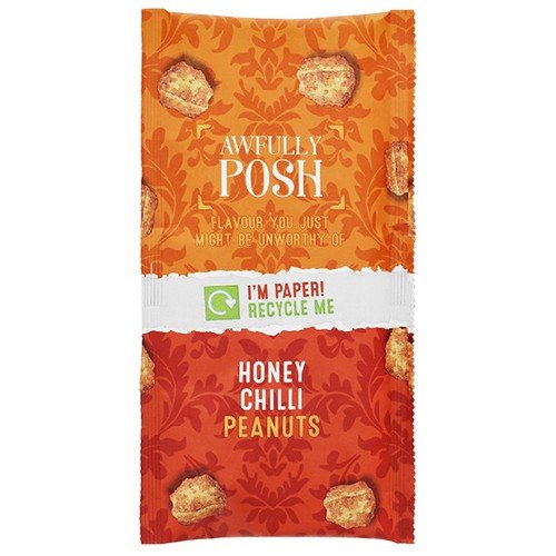 Awfully Posh Paper Honey Chilli Peanut Shot Pack 18x50g