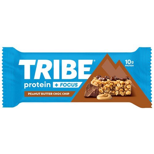 Tribe Protein + Focus Flapjack Peanut Butter Choc Chip 12x60g