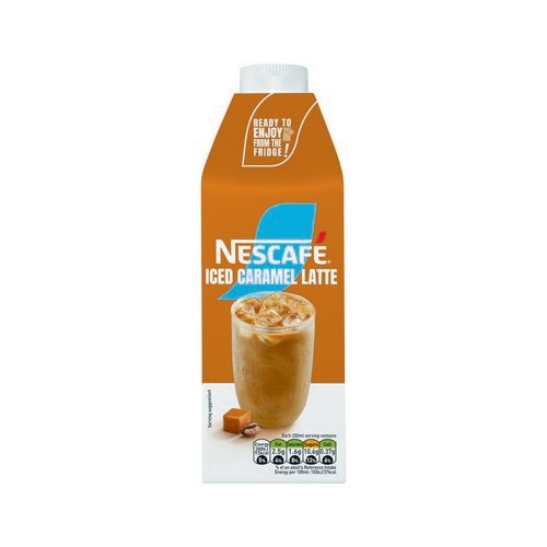 Nescafe Iced Caramel Latte Ready To Drink 750ml Pack of 6 12626401