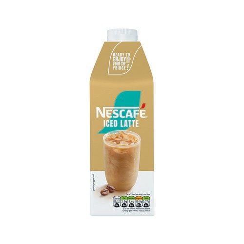 Nescafe Iced Latte Ready To Drink 750ml Pack of 6 12626375