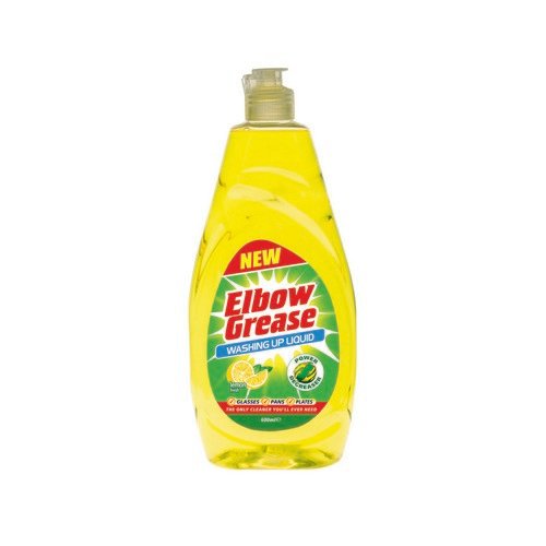 Elbow Grease Washing Up Liquid Lemon 600ml EG83
