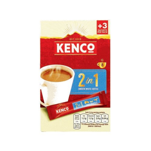Kenco Smooth White Coffee Sachets 12.4g Pack of 8 FOKEN042