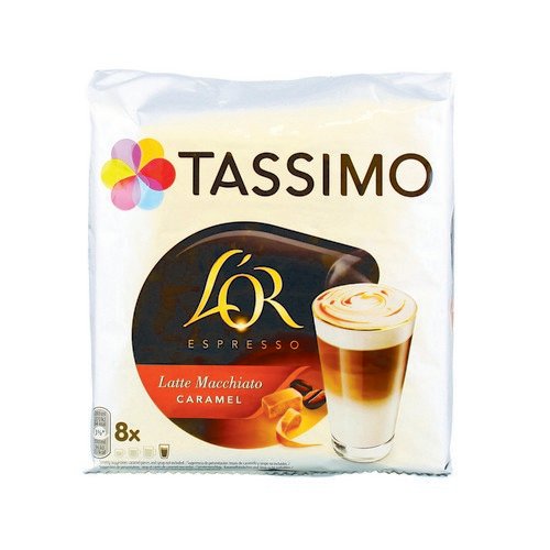 Tassimo LOr Espresso Latte Macchiato Caramel Coffee Pods Pk40 FOTAS047