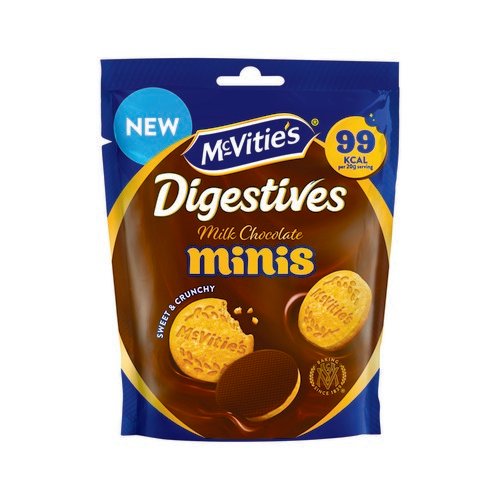 McVities Chocolate Digestive Minis Sharing Pouch Biscuits 80g 44971