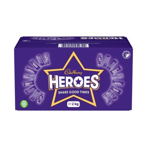 Cadbury Heroes Chocolates Bulk Share Box 2kg 4263470