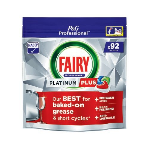 Fairy Pro Platinum+ Original Dish Washing Tabs x92 Pack of 2 C010416