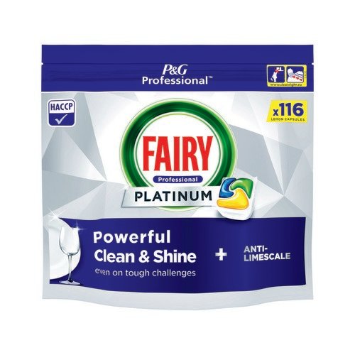 Fairy Pro Platinum Lemon Dish Washing Tabs x116 Pack of 2 C010417