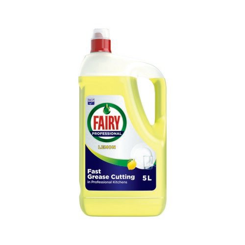 Fairy Professional Washing Up Liquid Lemon 5L Pack of 2 98569