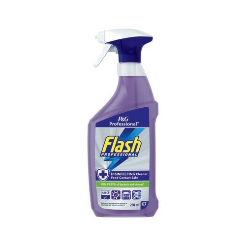 Flash Professional K7 Food Surface Spray 750ml Pack of 6 C004692