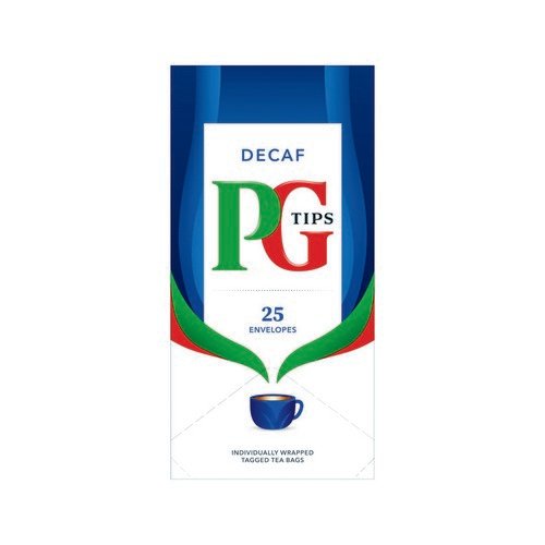 PG Tips Decaf Envelope Teabags Pack of 25 802466