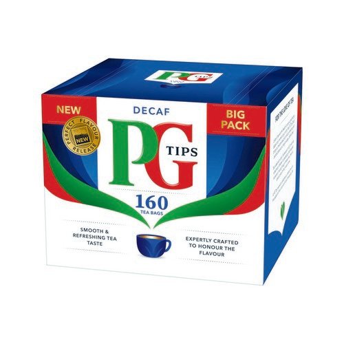PG Tips Decaf Teabags Pack of 160 69977732