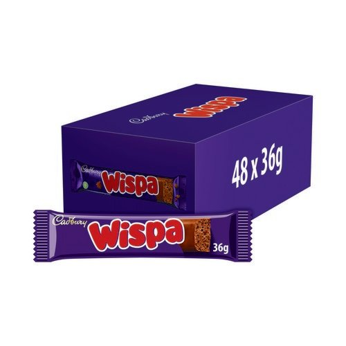 Cadbury Wispa Chocolate Bar 36g (Pack of 48) 4015891