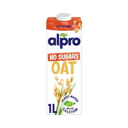 Alpro Oat No Sugars 1 Litre (Pack of 8) 80006138