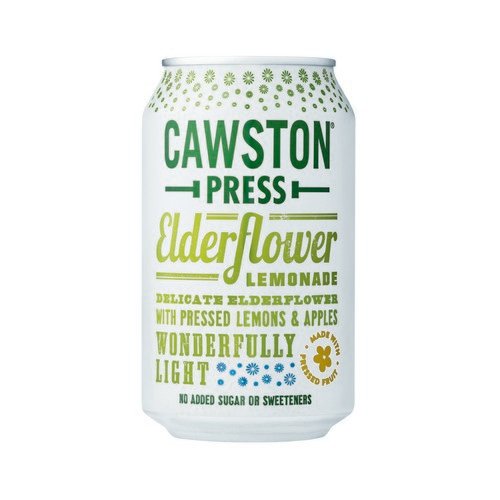 Cawston Press Elderflower Lemonade Soft Drink 330ml Can (Pack of 24) CANS103