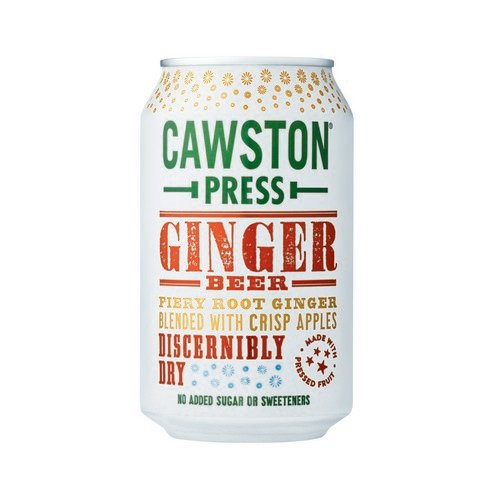 Cawston Press Ginger Beer Soft Drink 330ml Can (Pack of 24) CANS104