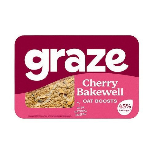 Graze Cherry Bakewell Flapjack Punnet (Pack of 9) 3270