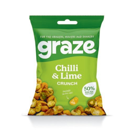 Graze Chilli and Lime Crunch 35g Pack of 10 3845