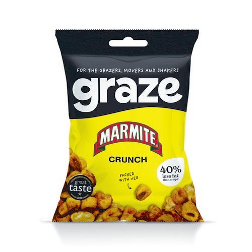Graze Marmite Crunch 35g Pack of 10 3848