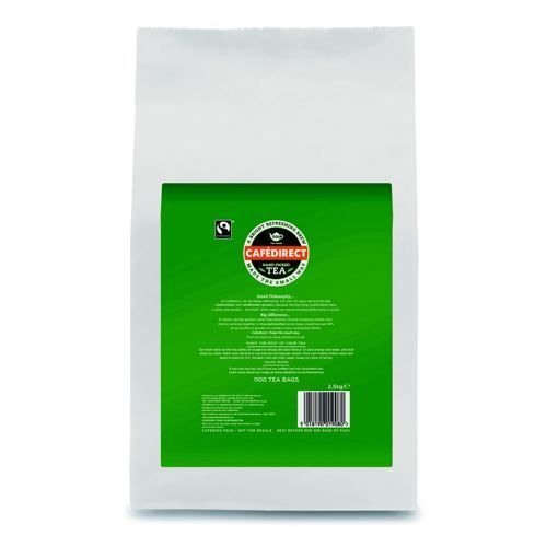 Tea Direct Fairtrade One Cup Tea Bags Pack 440 Hot Drinks JA5121