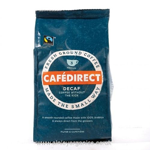 Cafe Direct Decaffeinated Coffee Roast & Ground 227g