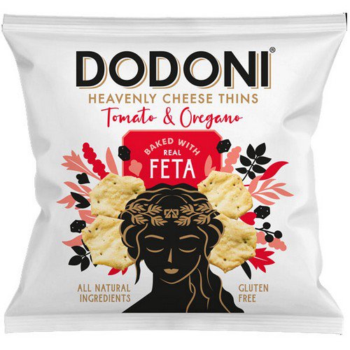 Dodoni Feta Tomato & Oregano Thins  10x22g Food & Confectionery JA6518