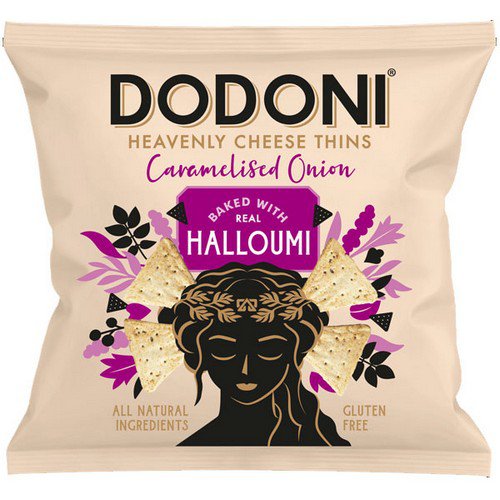 Dodoni Halloumi Caramelised Onion Thins  10x22g