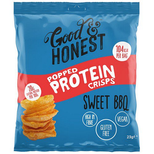 Good & Honest  Popped Protein  Sweet BBQ - 24x23g Food & Confectionery JA6534