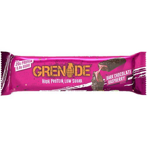Grenade  Carb Killa Bar  Dark Chocolate Raspberry - 12x60g Food & Confectionery JA6541