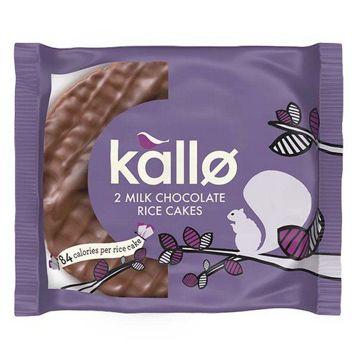 Kallo Rice Cakes  Milk Choc Twin Pack  30x33g Food & Confectionery JA6554
