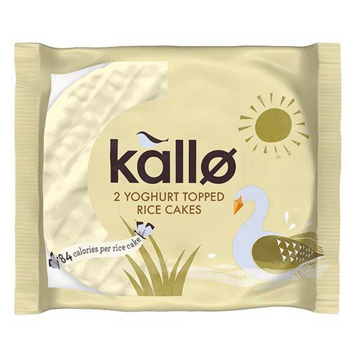 Kallo Rice Cakes  Yoghurt Twin Pack  30x33g Food & Confectionery JA6555