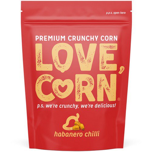 Love Corn  Habanero  10x45g Food & Confectionery JA6559
