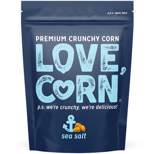 Love Corn  Sea Salt  10x45g Food & Confectionery JA6562
