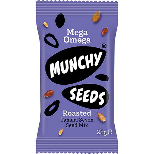 Munchy Seeds  Mega Omega  12x25g Food & Confectionery JA6565