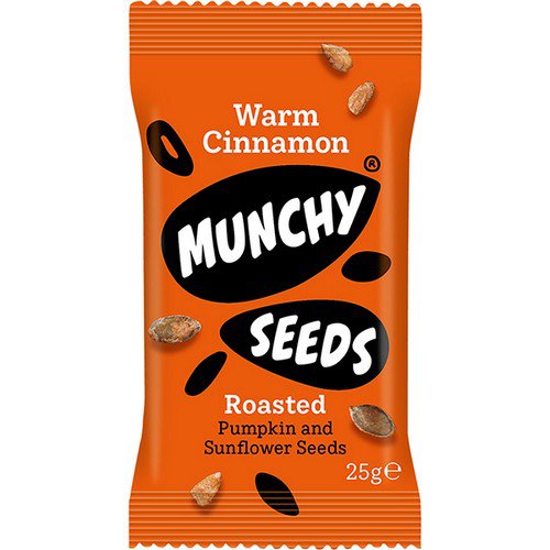 Munchy Seeds  Warm Cinnamon  12x25g Food & Confectionery JA6568