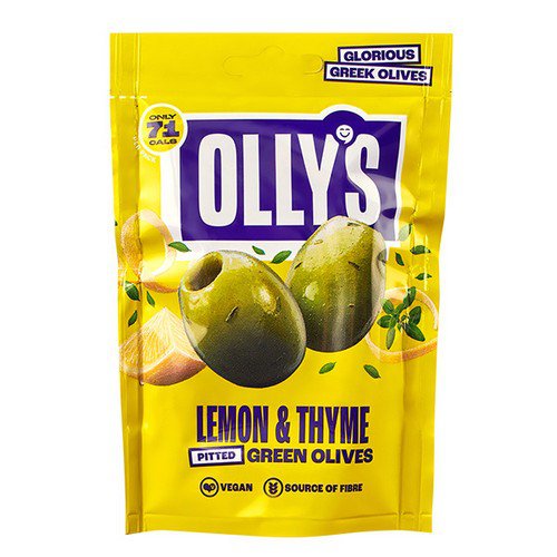 Olly's Olives  Lemon & Thyme 12x50g Food & Confectionery JA6584