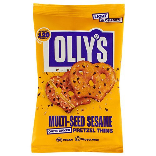 Olly's Pretzel Thins  MultiSeed Sesame - 10x35g Food & Confectionery JA6585