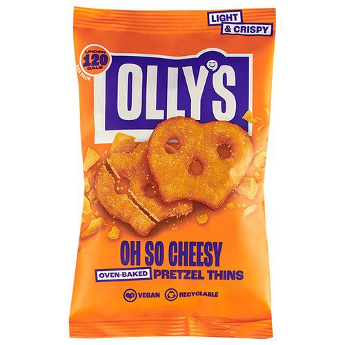 Olly's Pretzel Thins  Oh So Cheesy  10x35g Food & Confectionery JA6586