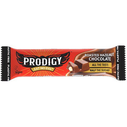 Prodigy  Roasted Hazelnut Chocolate Bar  15x35g