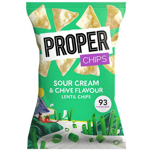 Properchips  Sour Cream & Chive  24x20g Food & Confectionery JA6615
