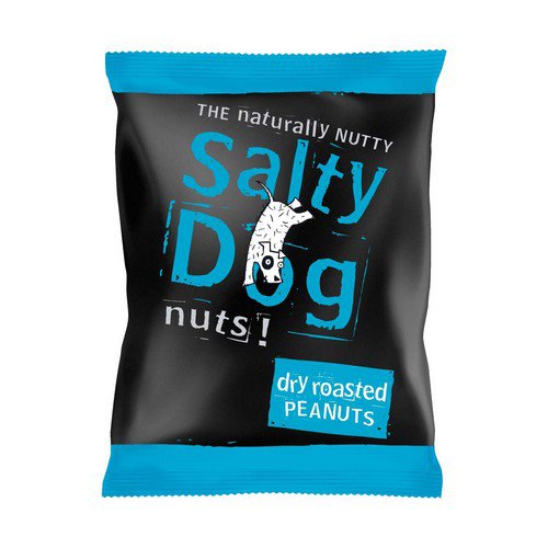 Salty Dog Peanuts  Dry Roasted  1x24x45g Card Food & Groceries JA6617
