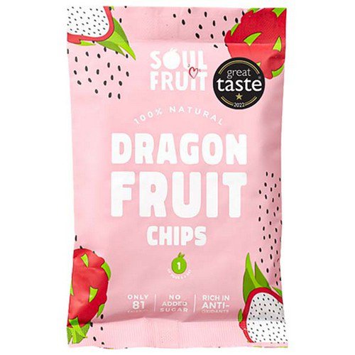 Soul Fruit  Dragon Fruit Chips  10x20g Food & Groceries JA6622