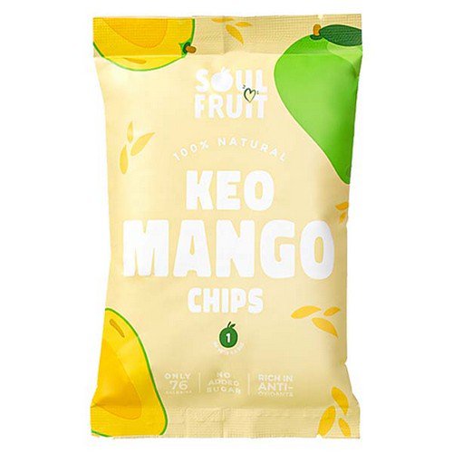 Soul Fruit  Keo Mango Chips  10x20g