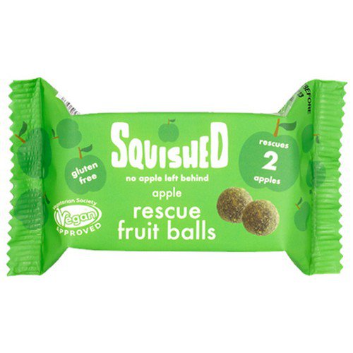 Squished Rescued Fruit  Energy Ball  Apple - 12x40g Food & Confectionery JA6630