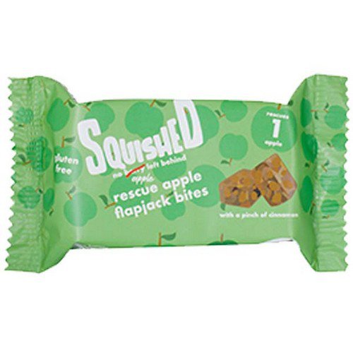 Squished Rescued Fruit  Flapjack Bites  Apple - 12x40g