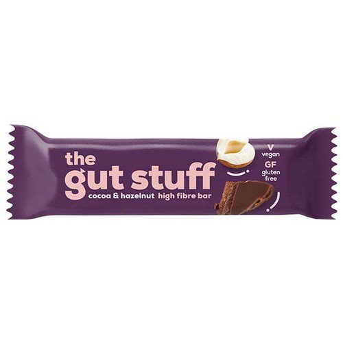 The Gut Stuff  Cocoa & Hazelnut Bar  12x35g Food & Groceries JA6637